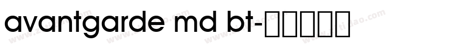 avantgarde md bt字体转换